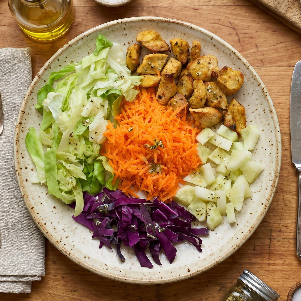 Breaded Chicken and Potato Rice
