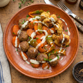 Chou-Fleur, Légumes & Boulettes de Viande