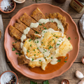 Breaded Chicken and Potato Rice