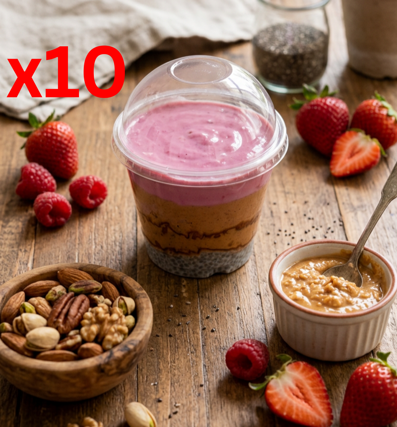 Pack 10x Pudding Healthy de Graines de Chia