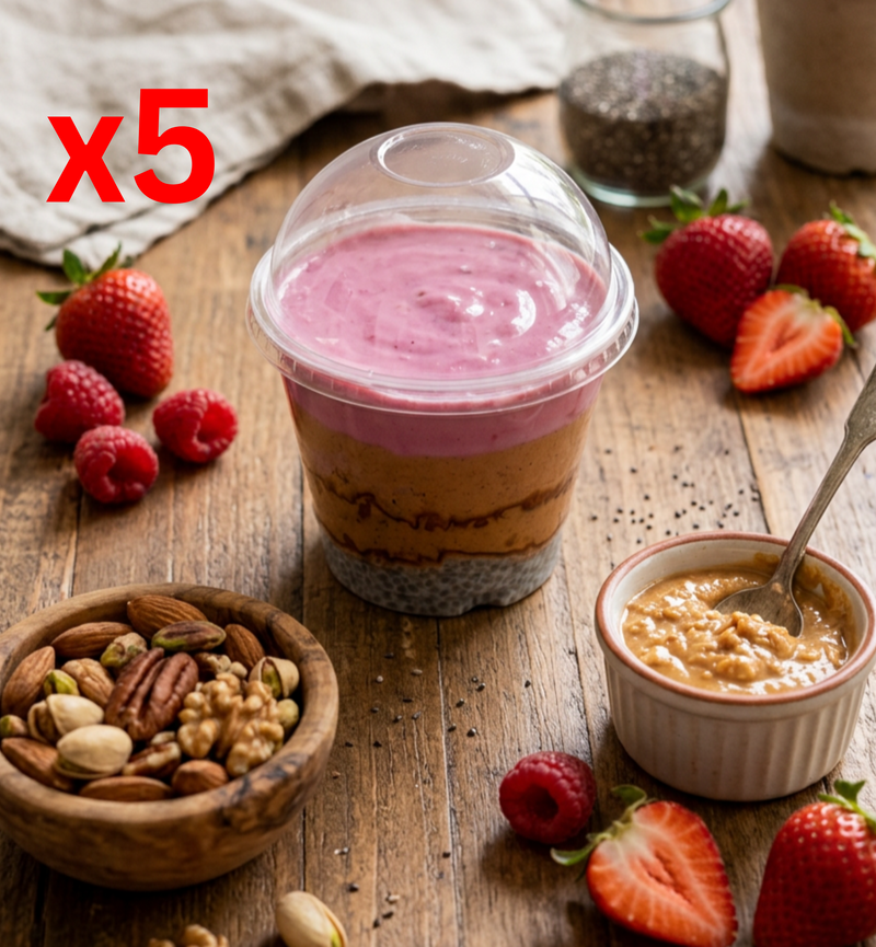Pack 5x Pudding Healthy de Graines de Chia
